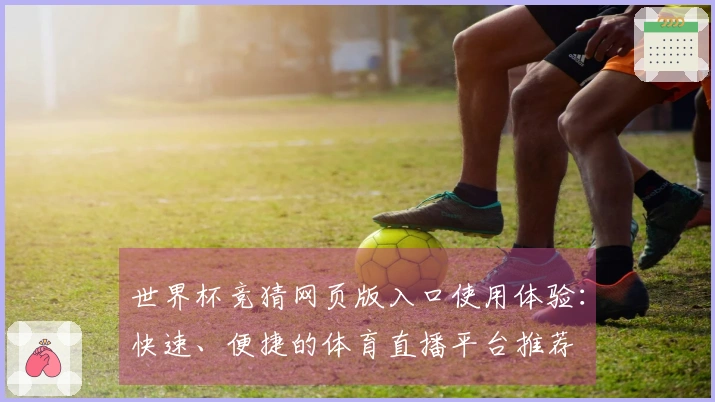 世界杯竞猜网页版入口使用体验：快速、便捷的体育直播平台推荐